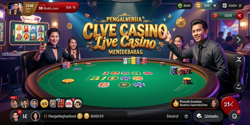Screenshot gameplay Live Casino 234E yang menarik dan interaktif.