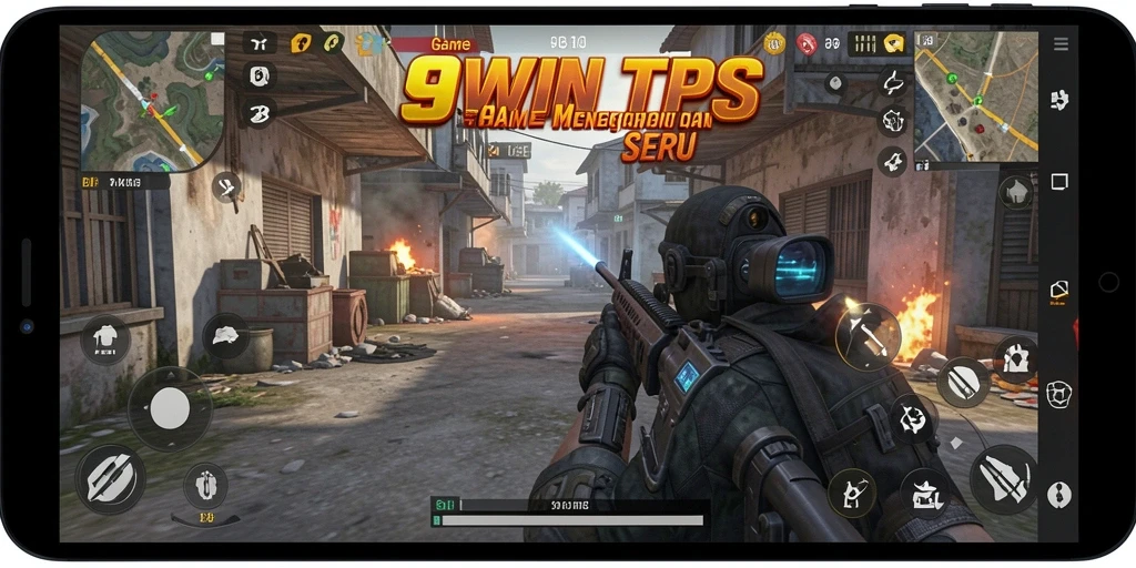 Gameplay seru 9WIN dengan aksi tembak-menembak yang intens.
