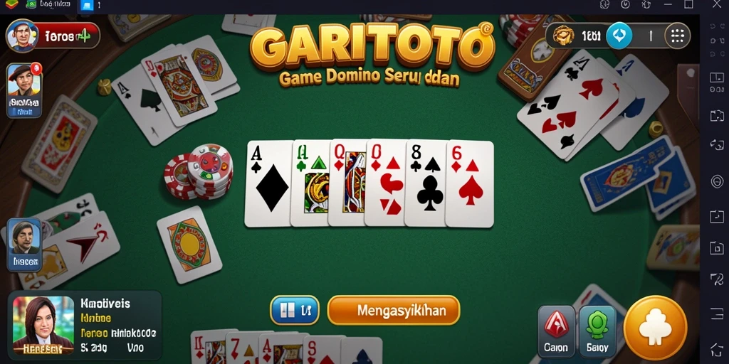 Tampilan gameplay GARITOTO yang seru dan menarik.