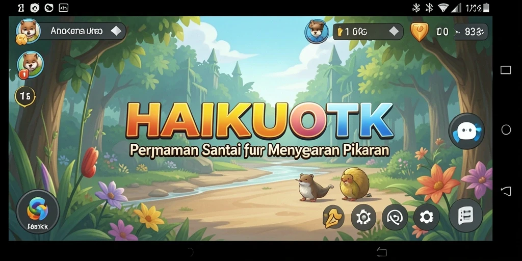 Tampilan menarik gameplay HAIKUOTK yang menyenangkan.