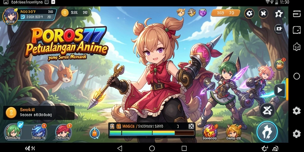 Tampilan menarik dari gameplay POROS77 yang penuh aksi.