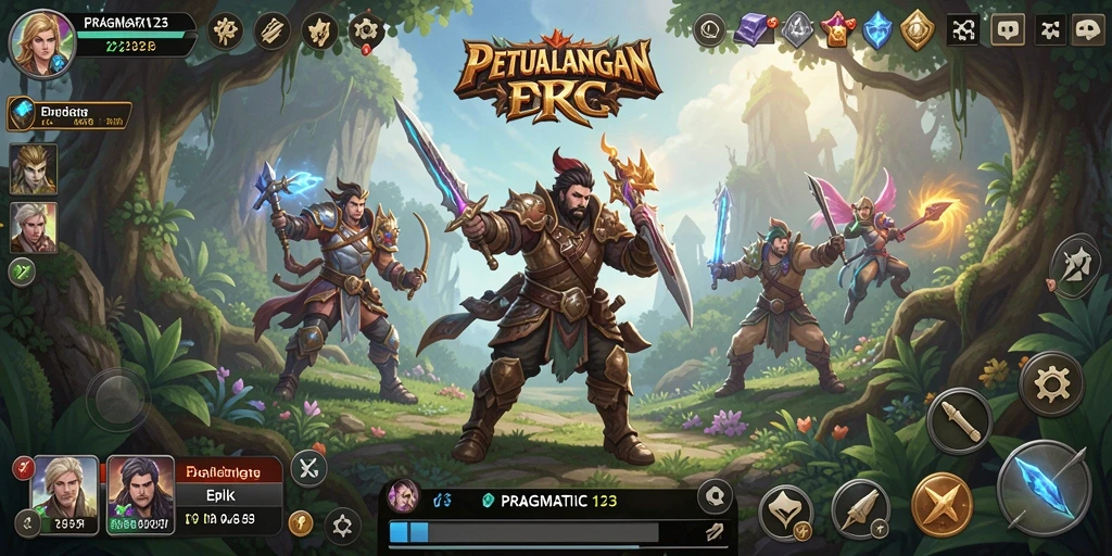Tampilan gameplay seru dalam PRAGMATIC123 dengan karakter yang beraksi.