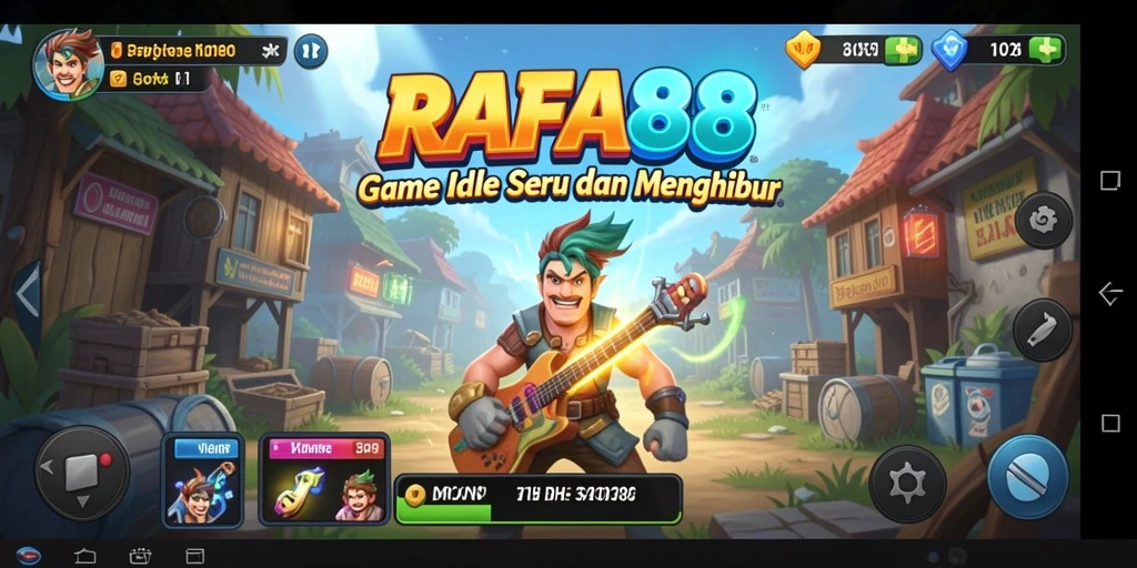 Tampilan gameplay RAFA88 dengan animasi yang menarik dan interaksi yang menyenangkan.