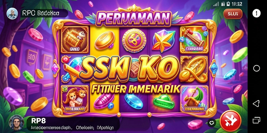Screenshot gameplay RP8 menampilkan serunya bermain Slot dengan fitur menarik.