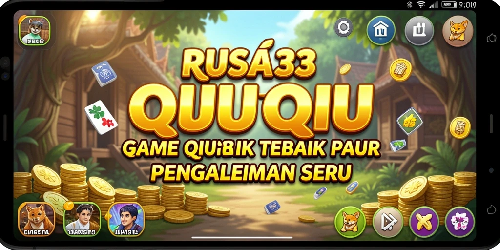 Tampilan gameplay seru dalam RUSA33 QiuQiu.
