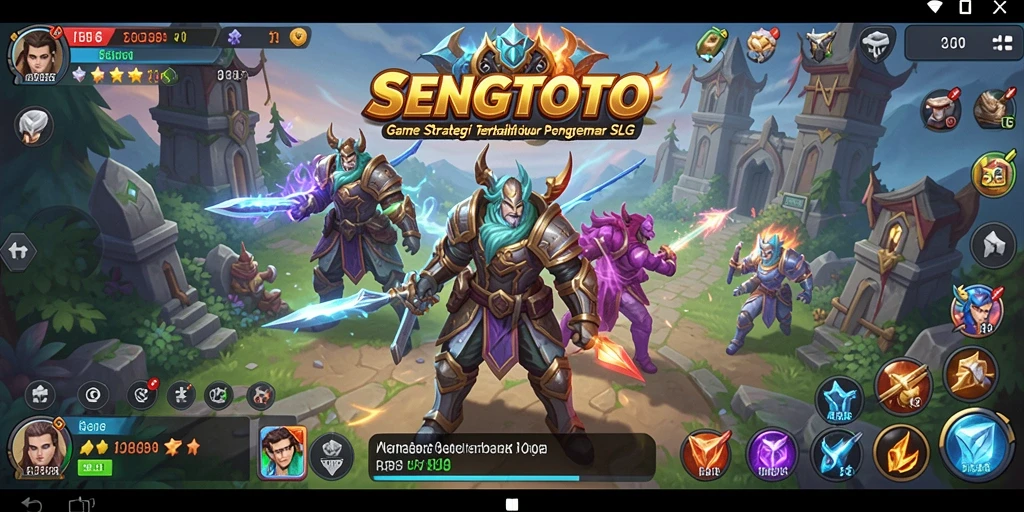 Tangkapan layar SENGTOTO menunjukkan aksi seru dalam pertempuran strategi.