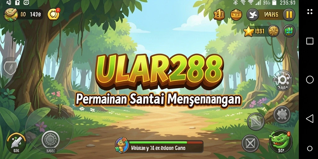 Screenshot ULAR288 menampilkan pengalaman gameplay yang santai dan menyenangkan.