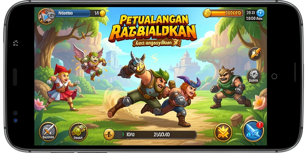 Gameplay V21 yang penuh aksi dan tantangan seru.